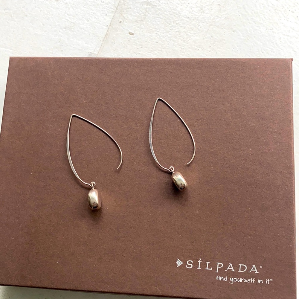 Silpada the wire dangle earrings